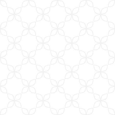 Floral bright line seamless pattern on white background. Vector illlustration.のイラスト素材