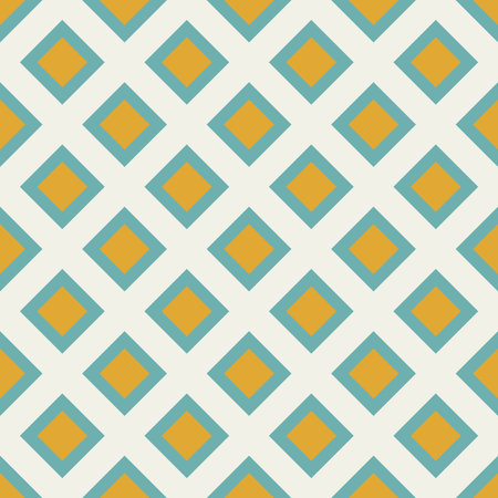 Squares retro seamless pattern. Vector illustration.のイラスト素材