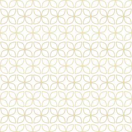 Floral bright line geometric seamless pattern on white background. Vector illlustration.のイラスト素材