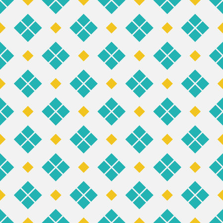 Squares blue checkered retro seamless pattern. Vector illustration.のイラスト素材