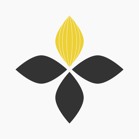 Flower petals icon symbol. Vector illustration.のイラスト素材