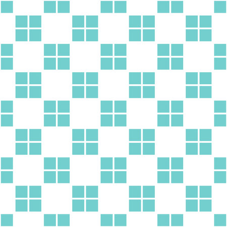 Squares blue checkered retro seamless pattern. Vector illustration.のイラスト素材