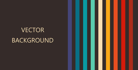 Retro colors stripes background. Vector illustration.のイラスト素材