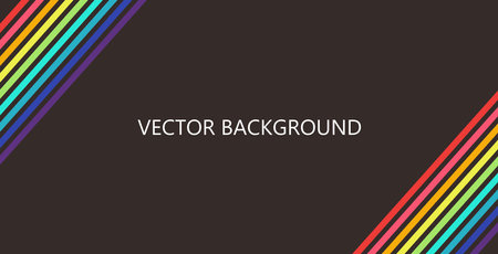 Colorful rainbow spectrum striped background. Vector illustration.のイラスト素材