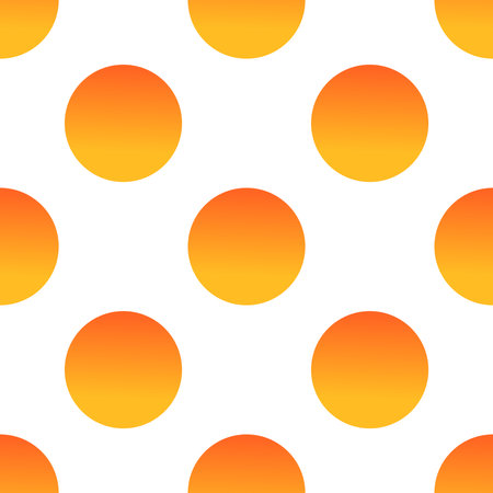 Sun dots seamless pattern. Vector illustration.のイラスト素材