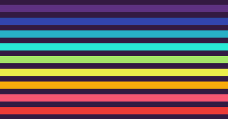 Colorful rainbow spectrum stripes background banner design. Vector illustration.のイラスト素材