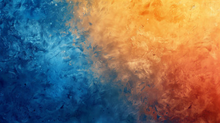 Abstract Blue and Orange Texture Background, Generative AIの写真素材