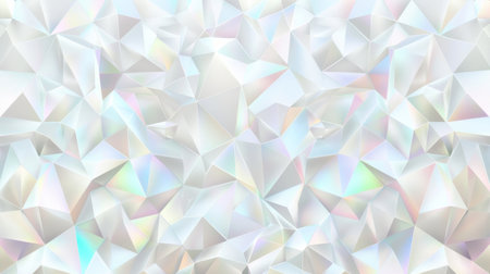 Abstract Iridescent Geometric Pattern, Generative AIの写真素材