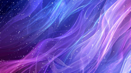 Abstract Colorful Light Waves Background, Generative AIの写真素材