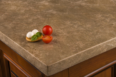 Luxery kitchen counter topの写真素材
