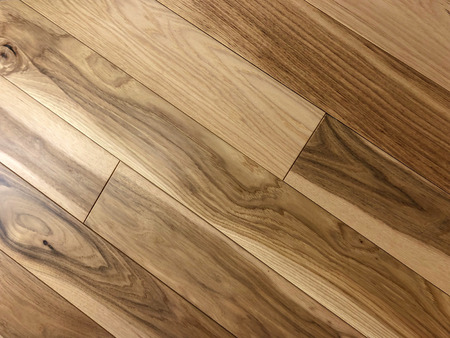 wood floor newly installedの写真素材