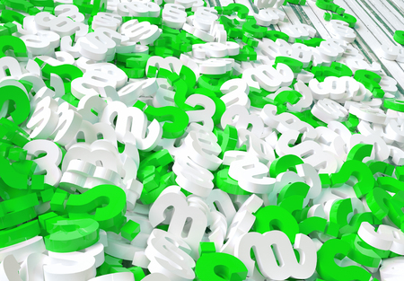 Symbol of Law and Justice - Paragraph / section sign on the floor in apartment - 3D rendering