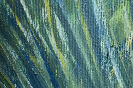 canvas painting closeup