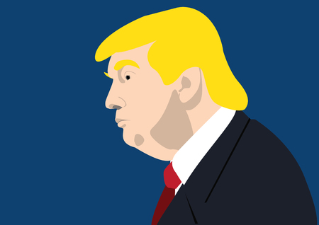 Donald Trump, president of USAのeditorial素材