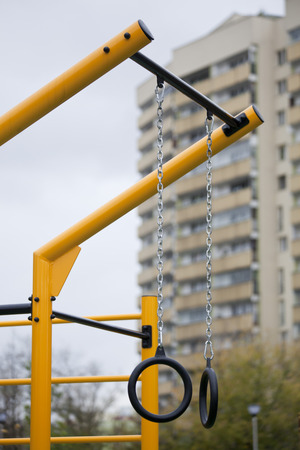 Outdoor gym for street workoutの写真素材