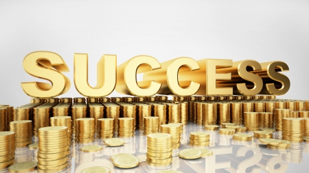 Gold of Successの写真素材
