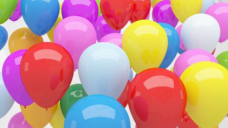 Color full balloonの写真素材