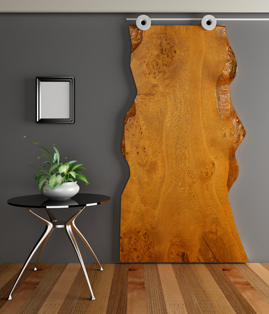 Photo frames idea on the wallの写真素材
