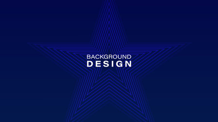 Modern abstract blue gradient star lines banner background. Shiny star lines design elements. Glowing garis star efek. Futuristic technology concept. Vector illustrationのイラスト素材