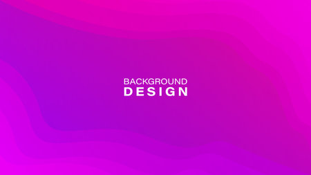 Gradient Purple and pink Wave Background design,abstract background design. Dynamic shape composition. Vector illustrationのイラスト素材