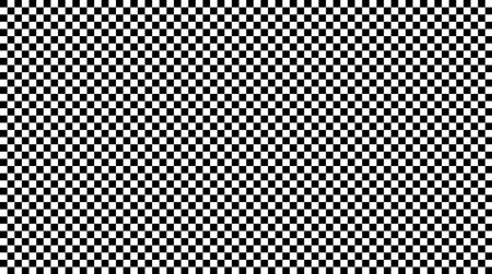 Black and white chess background. Seamless black and white square. Vector illustrationのイラスト素材