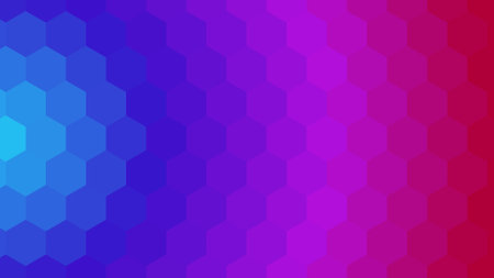 Abstract background of hexagons. Colorful geometric pattern. Vector illustration.
