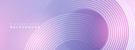 Abstract dynamic circle lines gray blue background. future technology concept. Illustrationのイラスト素材