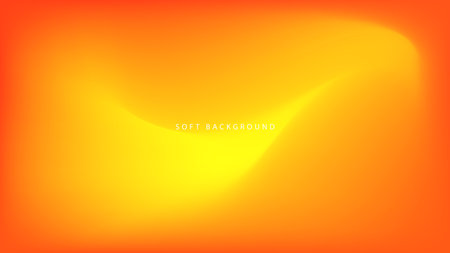 Soft background orange yellow gradient color. Minimalist fluid background. suitable for banners, posters, cards, presentations, landing pages. Vector illustrationのイラスト素材