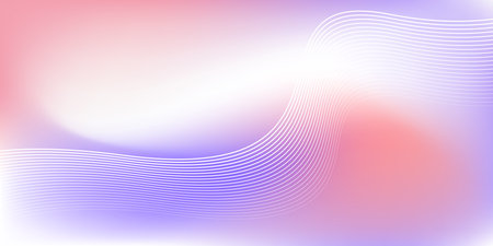 Colorful Abstract Gradient Background with Dynamic Flowing Lines and Light Effectsのイラスト素材
