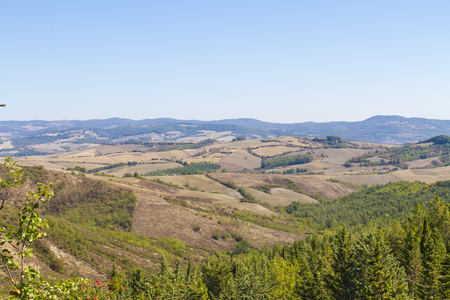 View of Tuscan landscapeの写真素材