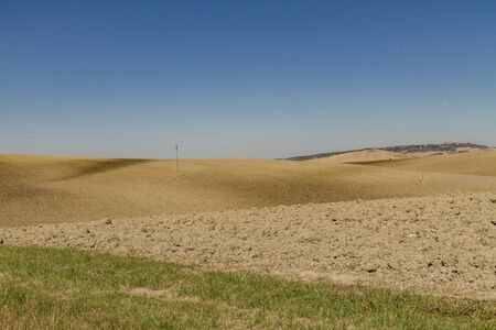 panorama di campagna toscanaの写真素材