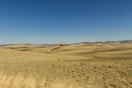 Fattoria in campagna toscanaの写真素材