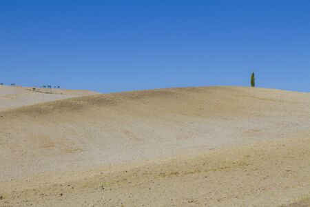 Paesaggio di campagna in Toscanaの写真素材