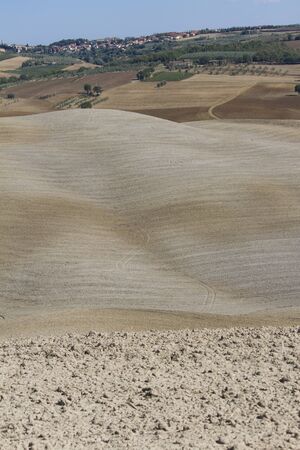 Paesaggio di campagna in Toscanaの写真素材