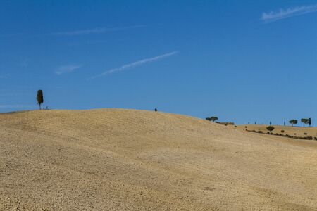 Paesaggio di campagna in Toscanaの写真素材