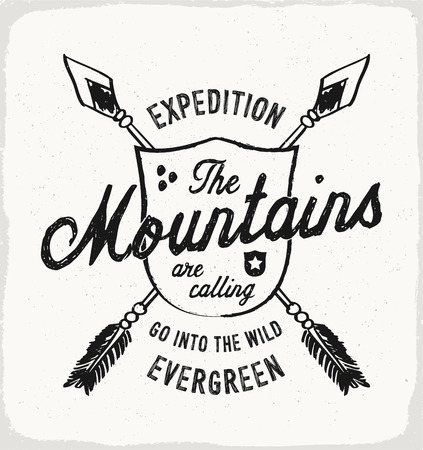 Vector graphic for fashion or printing, Vintage effects are easily removable.のイラスト素材