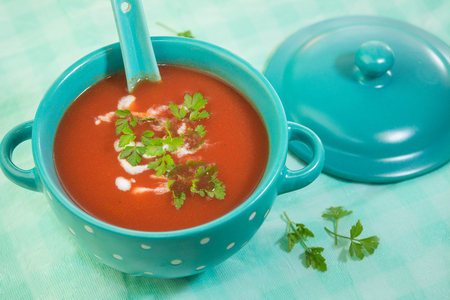 Tomatoes soupの写真素材