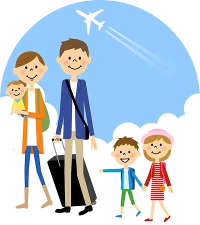 Family Travelのイラスト素材