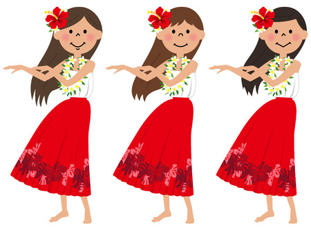 Hulaのイラスト素材