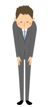 Businessman, Bowのイラスト素材