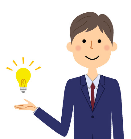 Businessman, Suggestionのイラスト素材