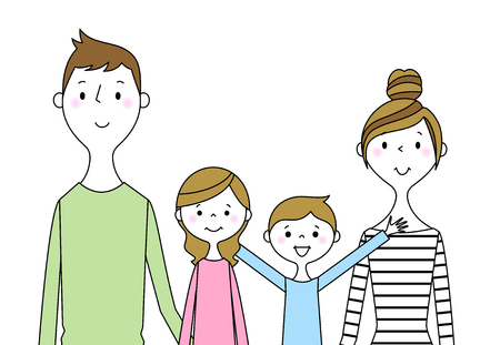 Good familyのイラスト素材