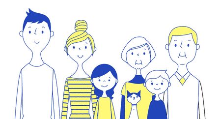 Good familyのイラスト素材