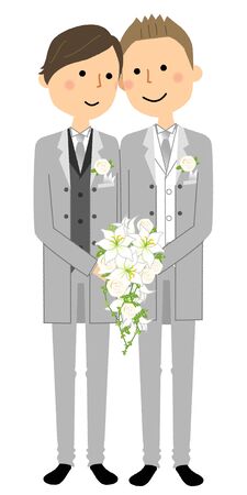 Same-sex marriagesのイラスト素材