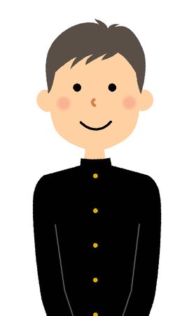 Student in uniformのイラスト素材