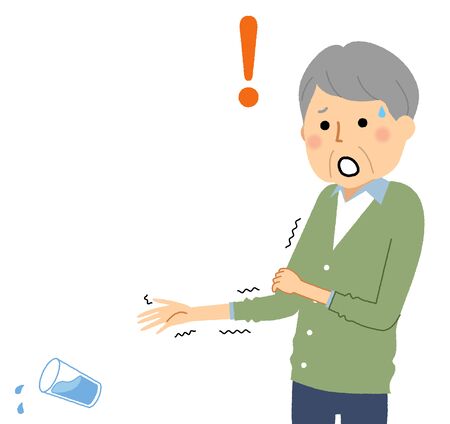 Elderly Man, Shaking Handsのイラスト素材