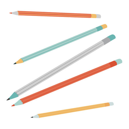 Set of illustrations for back to school and schooling. Ideal for creating designs for advertising, school communication, school supplies. Sweetness and poetryのイラスト素材