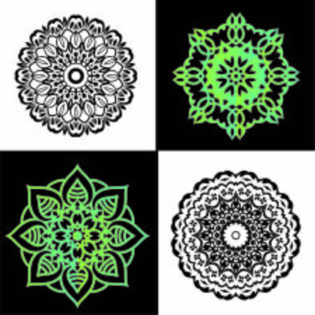 Mandala decorative ornamentの写真素材