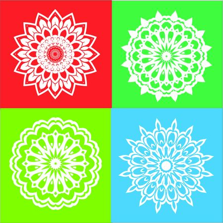 Colorful mandala designの写真素材