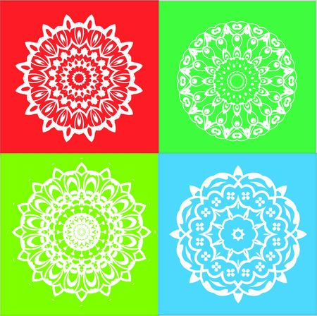 Colorful mandala designの写真素材